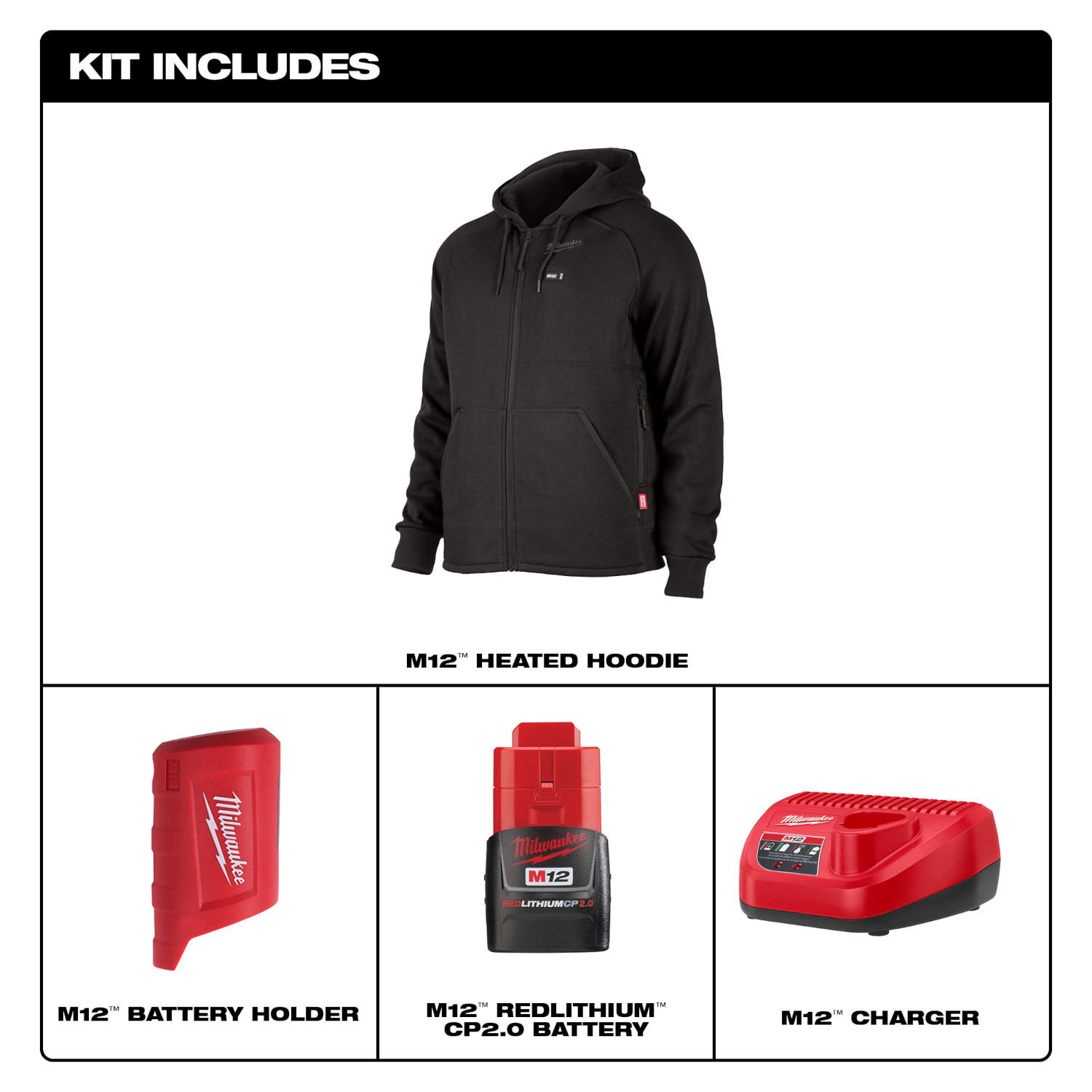 Milwaukee M12 Heated Hoodie Kit from GME Supply